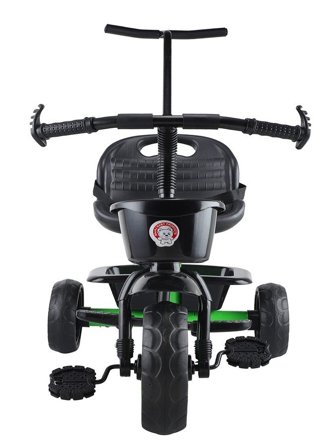 Maanit Lite Kids|Baby Trike|Tricycle with Dual Storage Basket for Kids|Boys|Girls Age Group 2 to 5 Years (with Parental Handle, Green) - Image 2